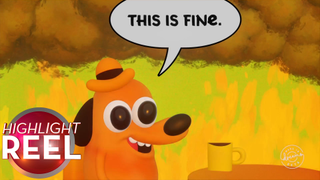 'This Is Fine' Comic Remade Entirely In <i>Dreams</i>